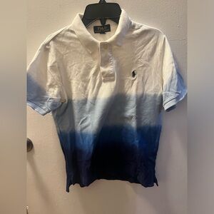 Boys’ Polo Ralph Lauren Short Sleeve Blue Ombré Polo (SIZE 10/12)